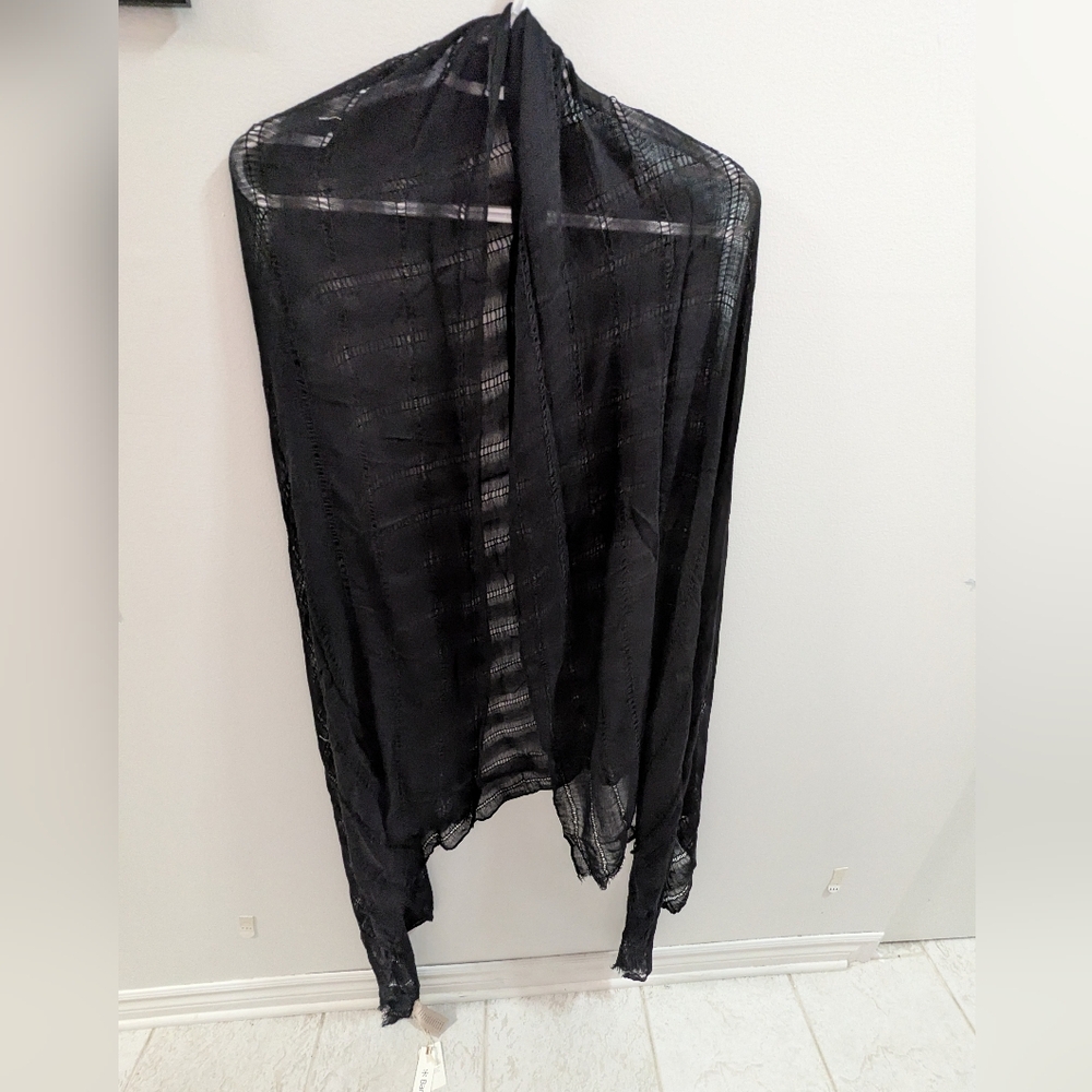Barts Black Lace Scarf